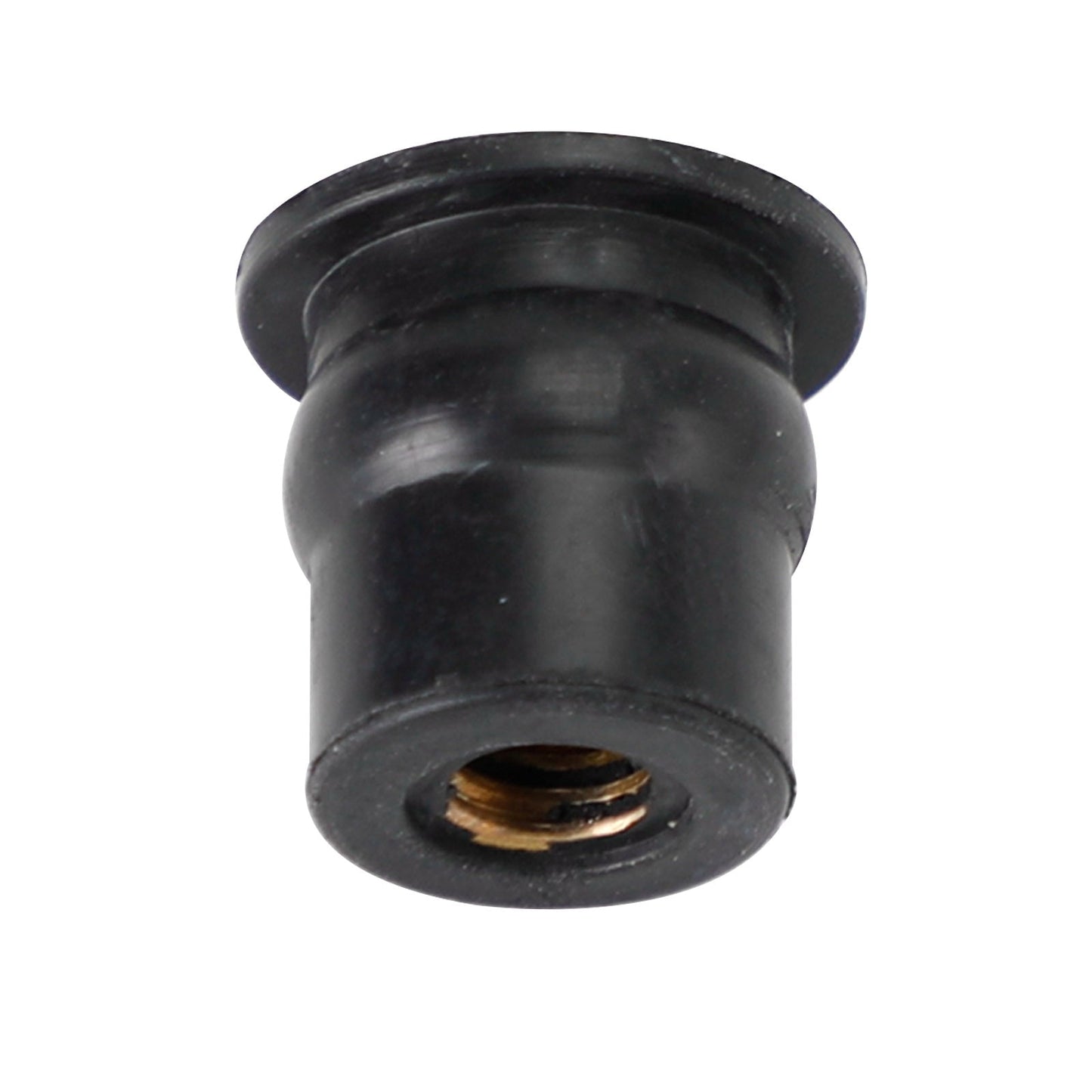 M6-Gummi-Wellnuts Wellnuts für Verkleidungs- und Bildschirmbefestigung, 100 Stück – 13 mm Loch