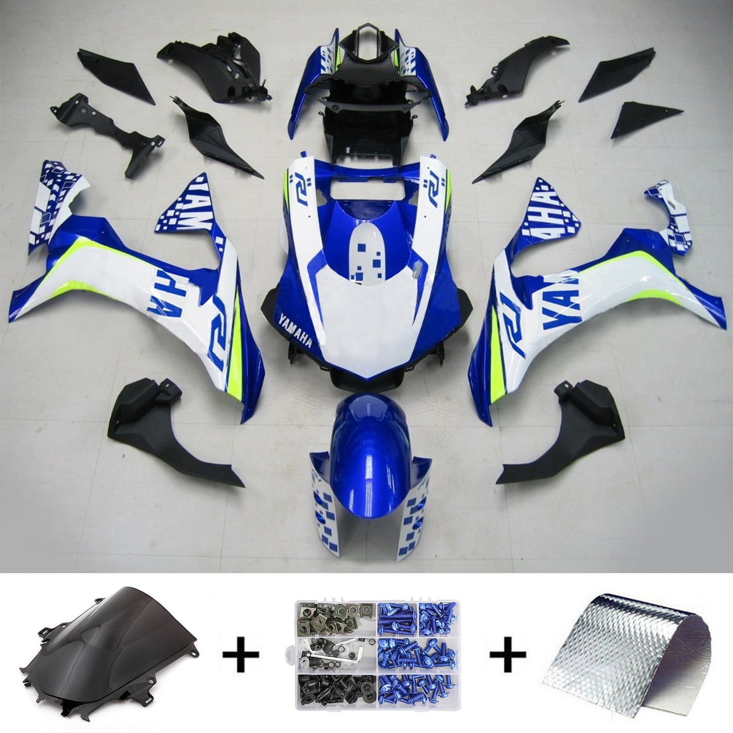 Amotopart Verkleidung fit für Yamaha YZF 1000 R1 2015-2019