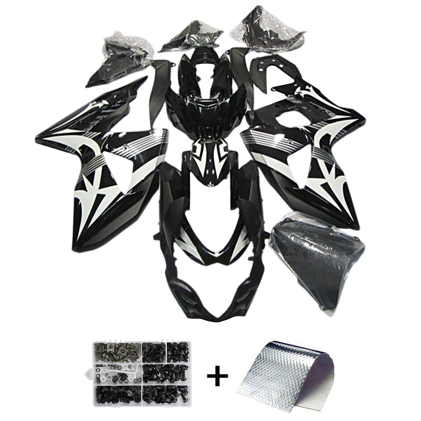 2009–2016 Suzuki GSXR1000 K9 Einspritzverkleidungs-Set, Karosserie, Kunststoff, ABS