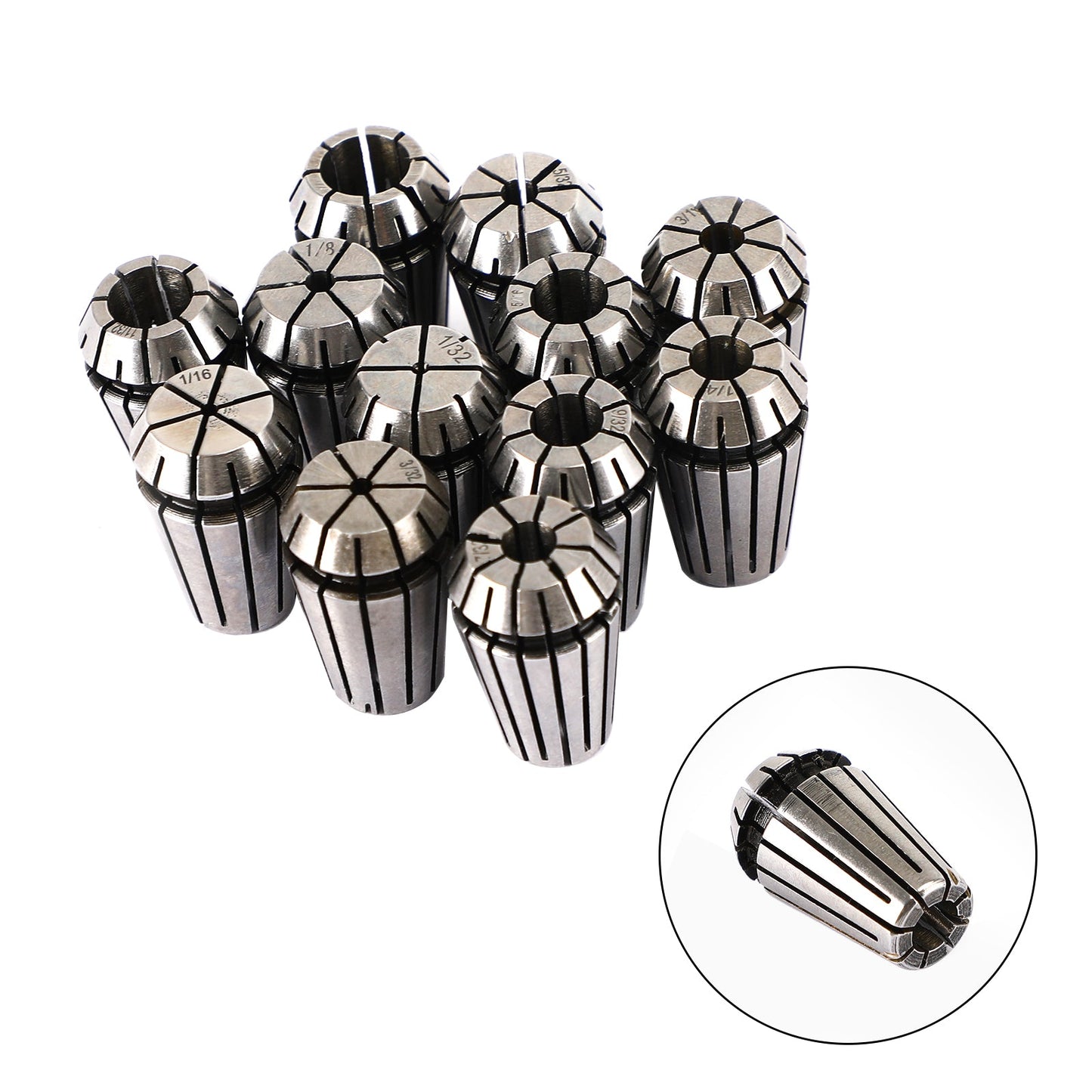 9pcs / 12pcs / 10pcs / ER16 Spring Collet Set für CNC-Fräsdrehmain