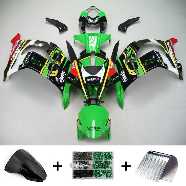 Amotopart Kawasaki ZX-10R ZX10R 2021-2022 Kit de carénage Corps ABS