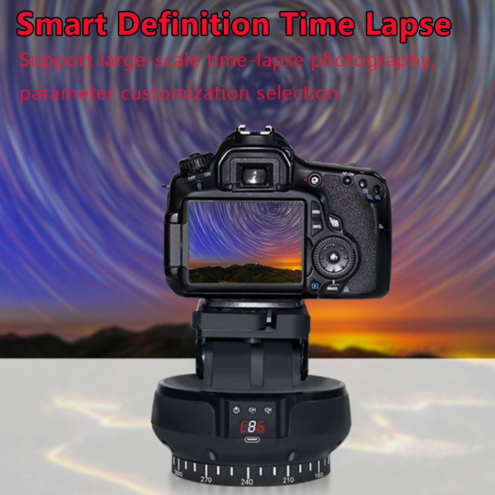 Inclinaison panoramique à 360° de la tête rotative Convient aux téléphones portables/appareils photo, etc.