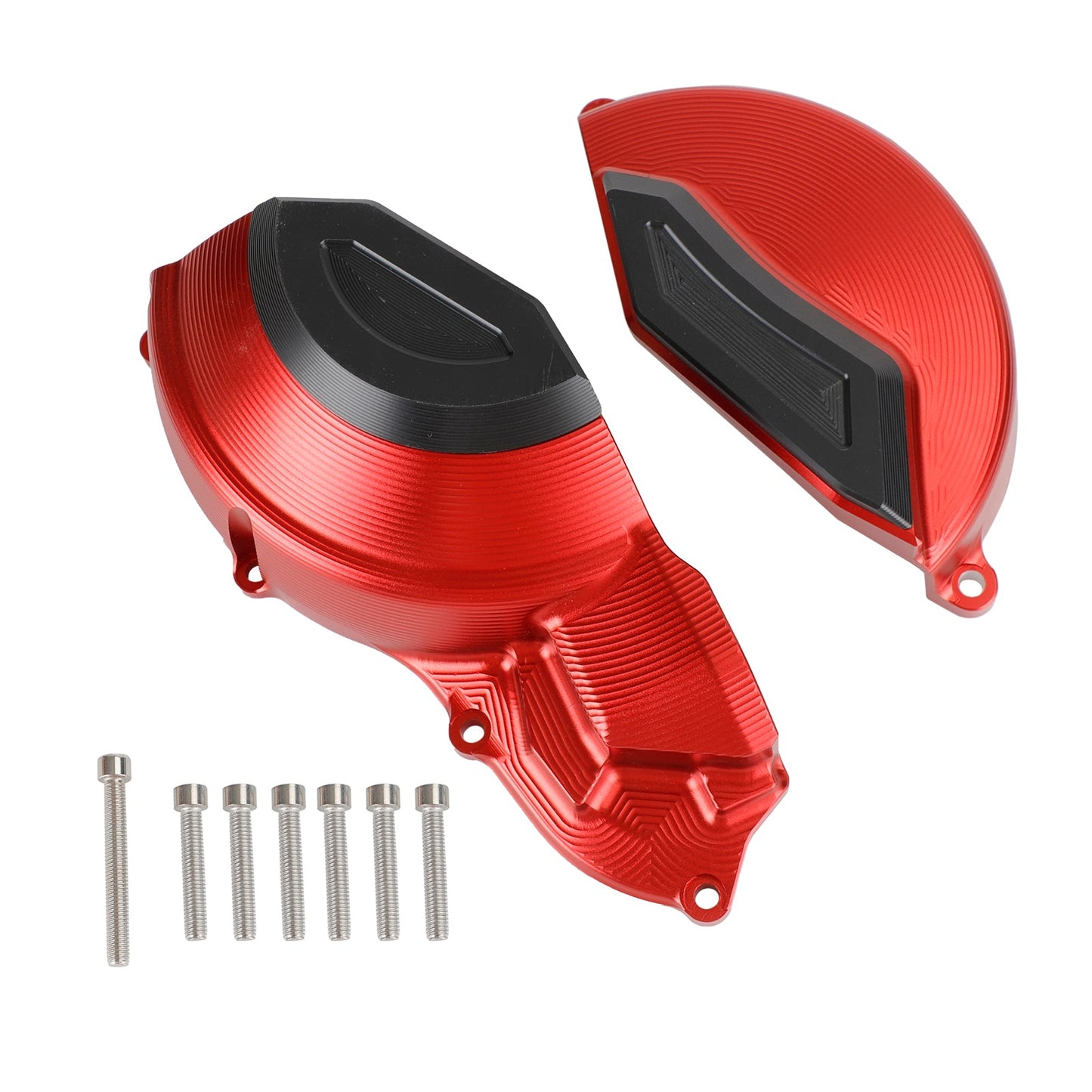 Cache Moteur STator Protection Garniture Plastique pour Aprilia Rs 660 2010-2022 2021 Rouge Générique