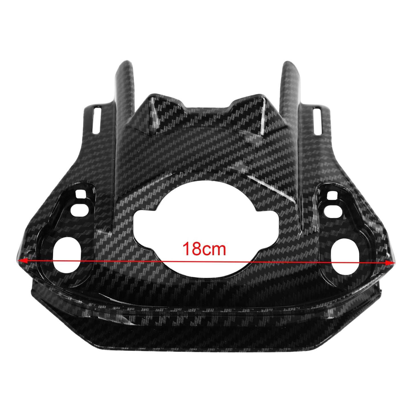 Couvercle d'habillage de capot de serrure à clé avant en carbone pour Honda CB650R CBR650R 2019-2021