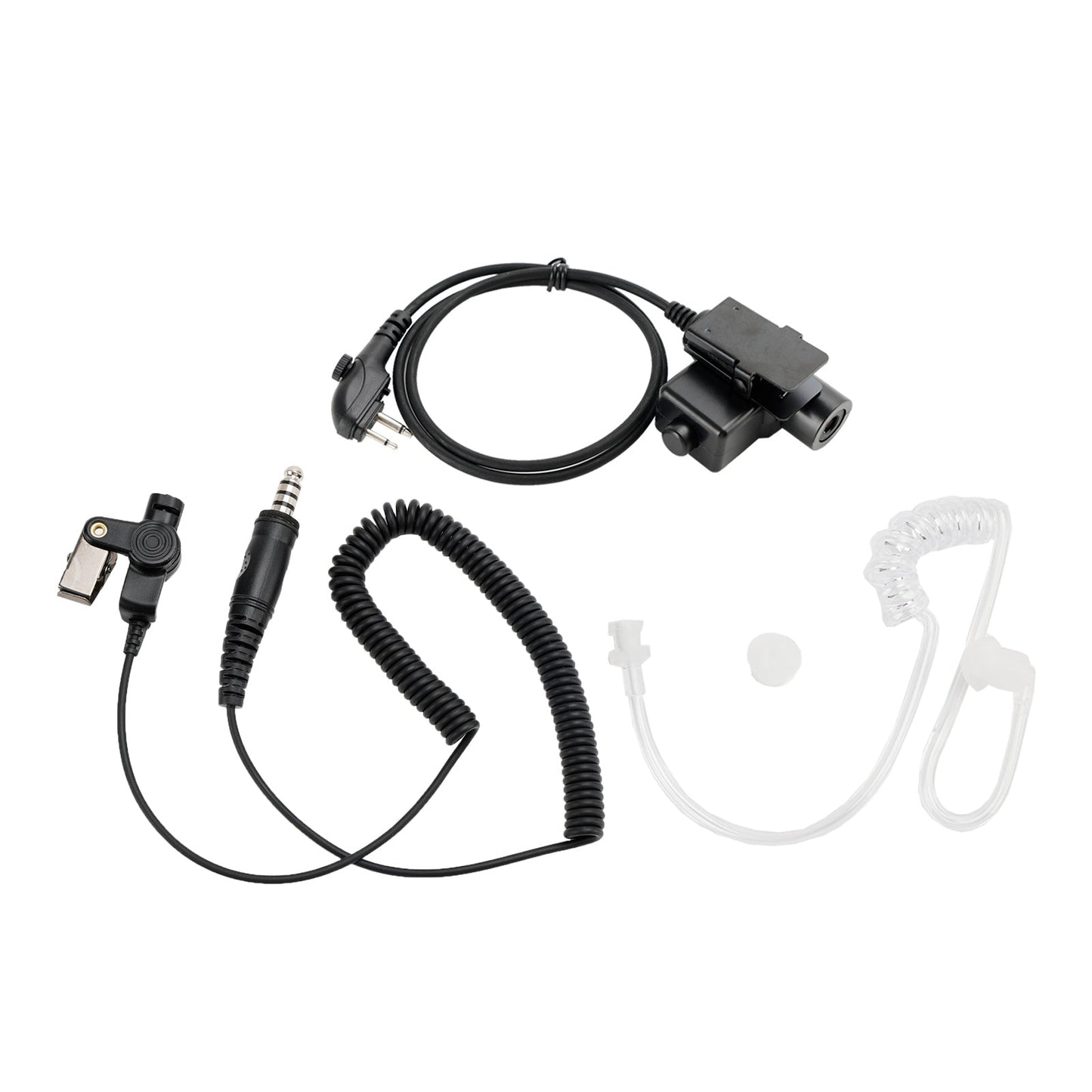 Für Hytera PD415 PD500 PD565 6Pin U94 PTT 7.1-A3 Single Transparent Tube Headset