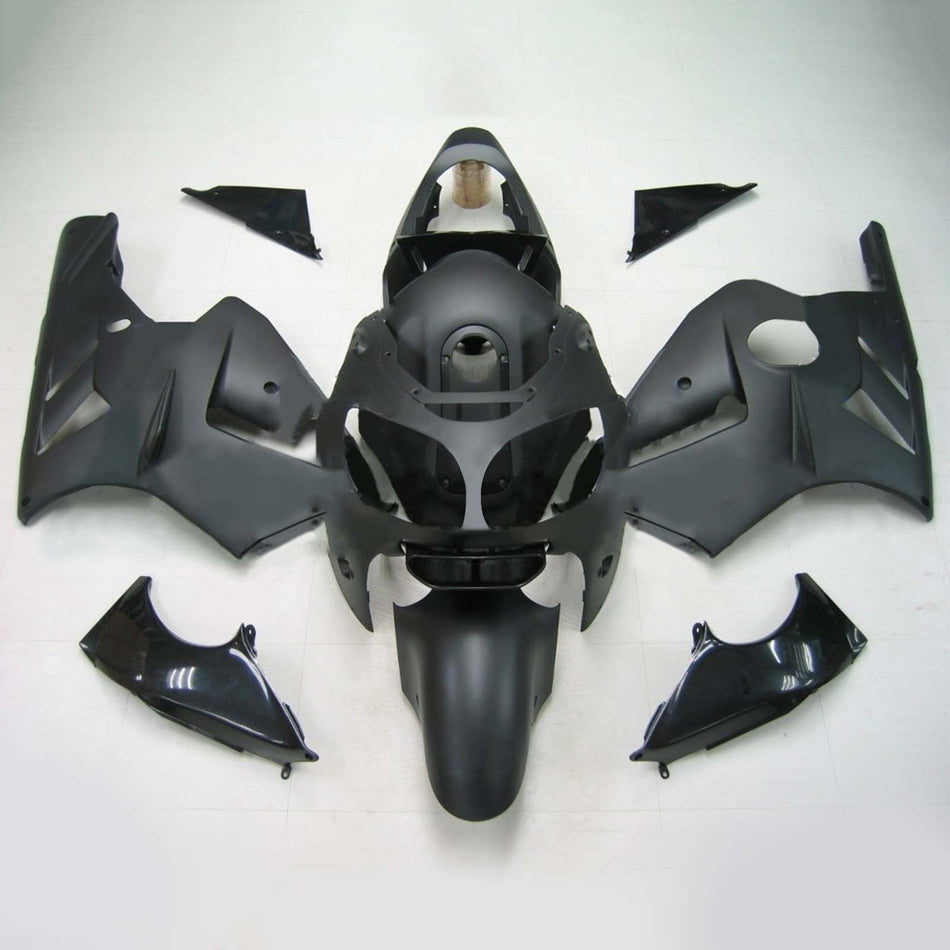 Amotopart Kawasaki 2000-2001 ZX12R Kit de carénage noir