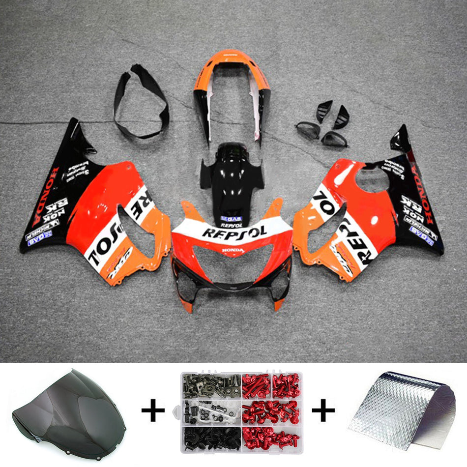 Amotopart Honda CBR600 F4 1999–2000 Verkleidungsset, Karosserie, Kunststoff, ABS