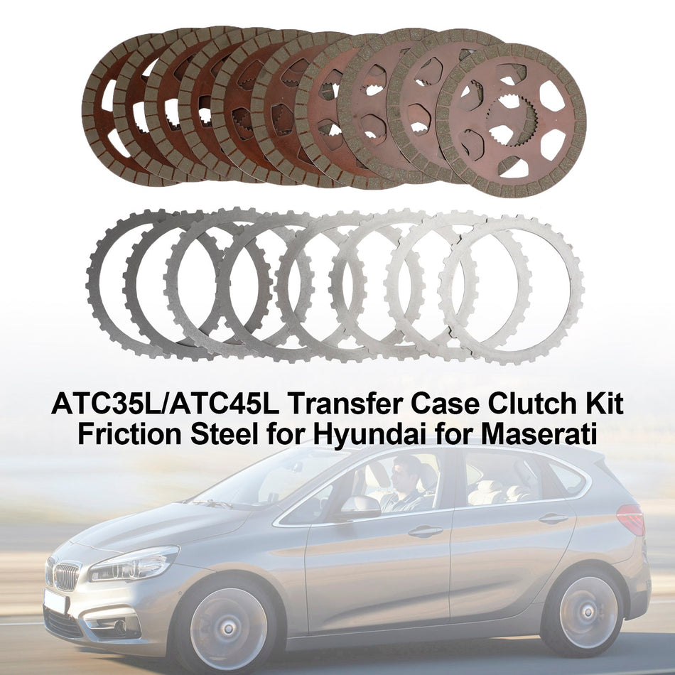 2011–2015 BMW x1 ATC35L Verteilergetriebe-Kupplungssatz, Reibstahl