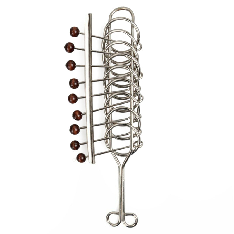 Traditionellen Dlenkspiel Klassischen Chinesische 9-Ring-Puzzle-Spielzug Aus Metall