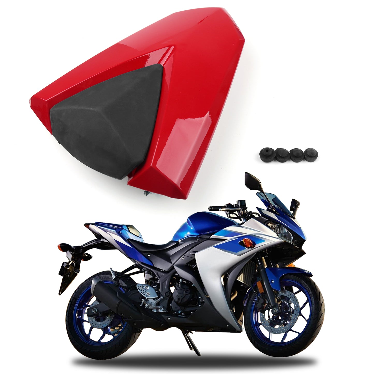 ABS Rear Seat Cover cowl For Yamaha YZF R25 2013-2023 R3 2015-2021 MT-03 2014