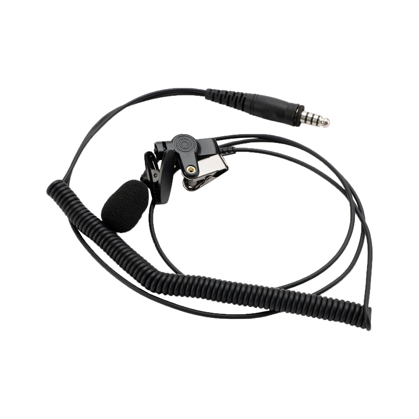 7.1-A3 Transparentes R?hren-Headset mit Mikrofon 6-Pin U94 PTT für Hytera PD780/700G/580