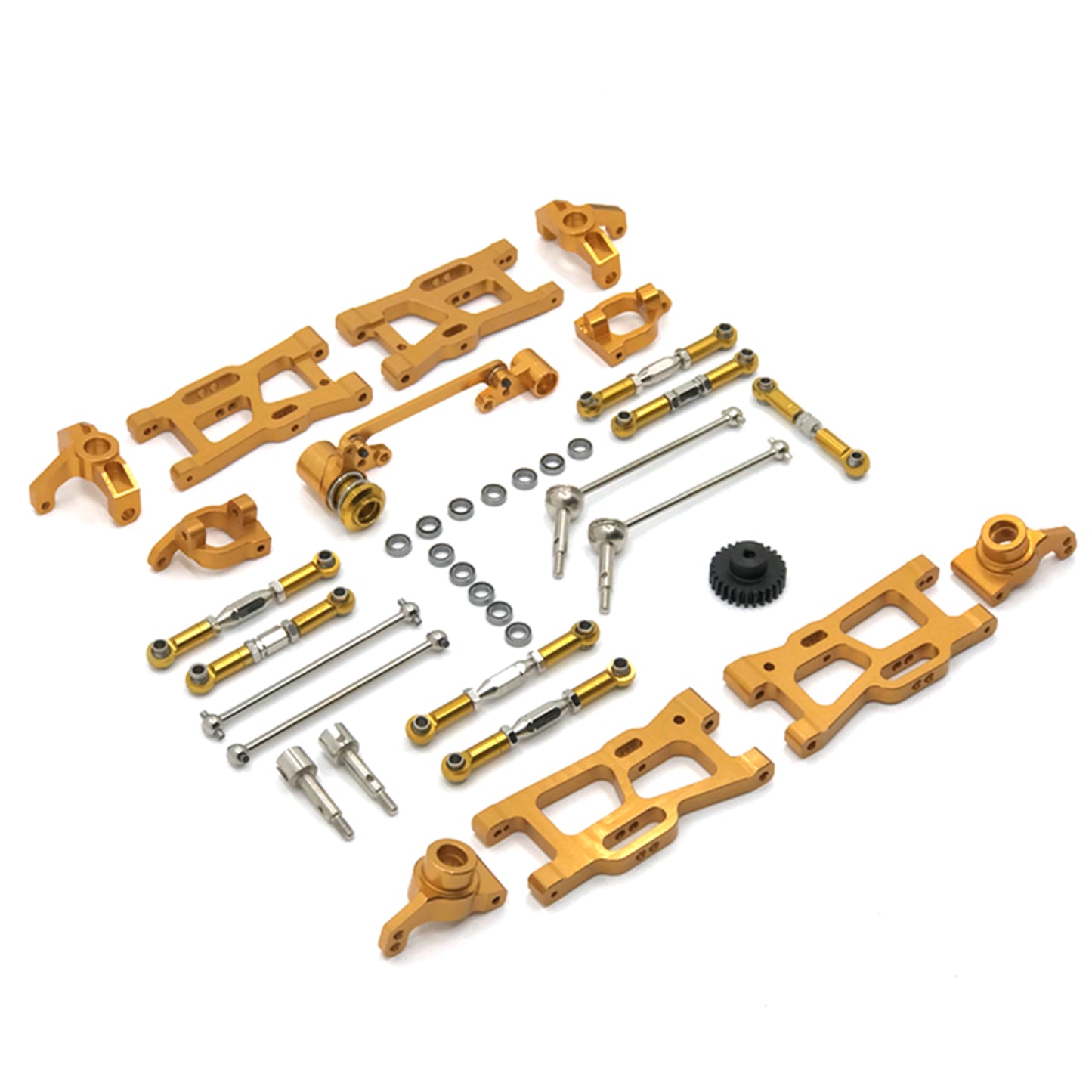 12Pcs Upgrade RC Teile Kit Für Wltoys 144001 144002 124016 124017 124018 124019