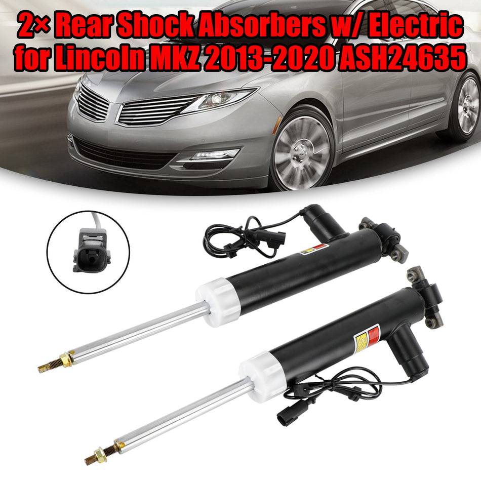2× Lincoln MKZ 2.0L l4 Électrique/Gaz DACT Gaz DACT Turbo Amortisseurs Arrière avec Électrique ASH24635 Fedex Express
