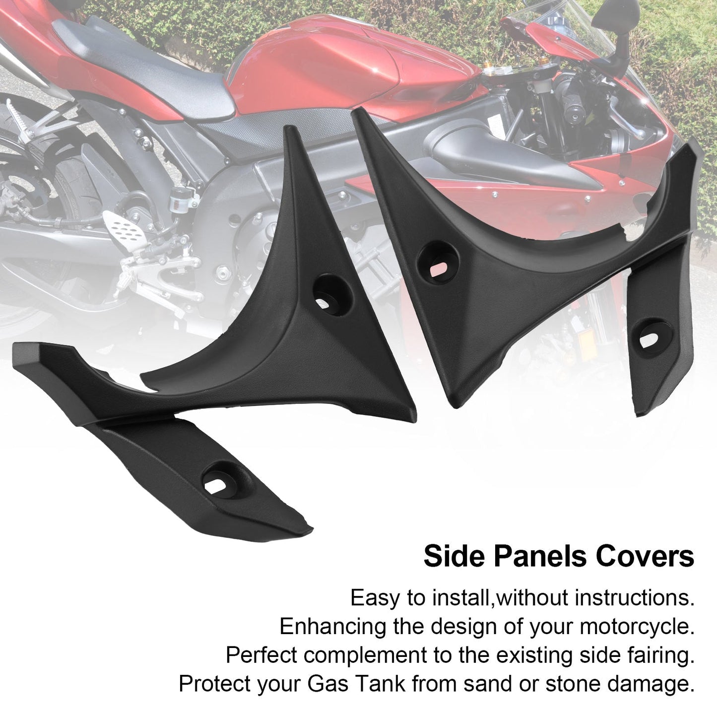 Couverture de panneau de garniture latérale intérieure pour Yamaha YZF R1 2004-2006