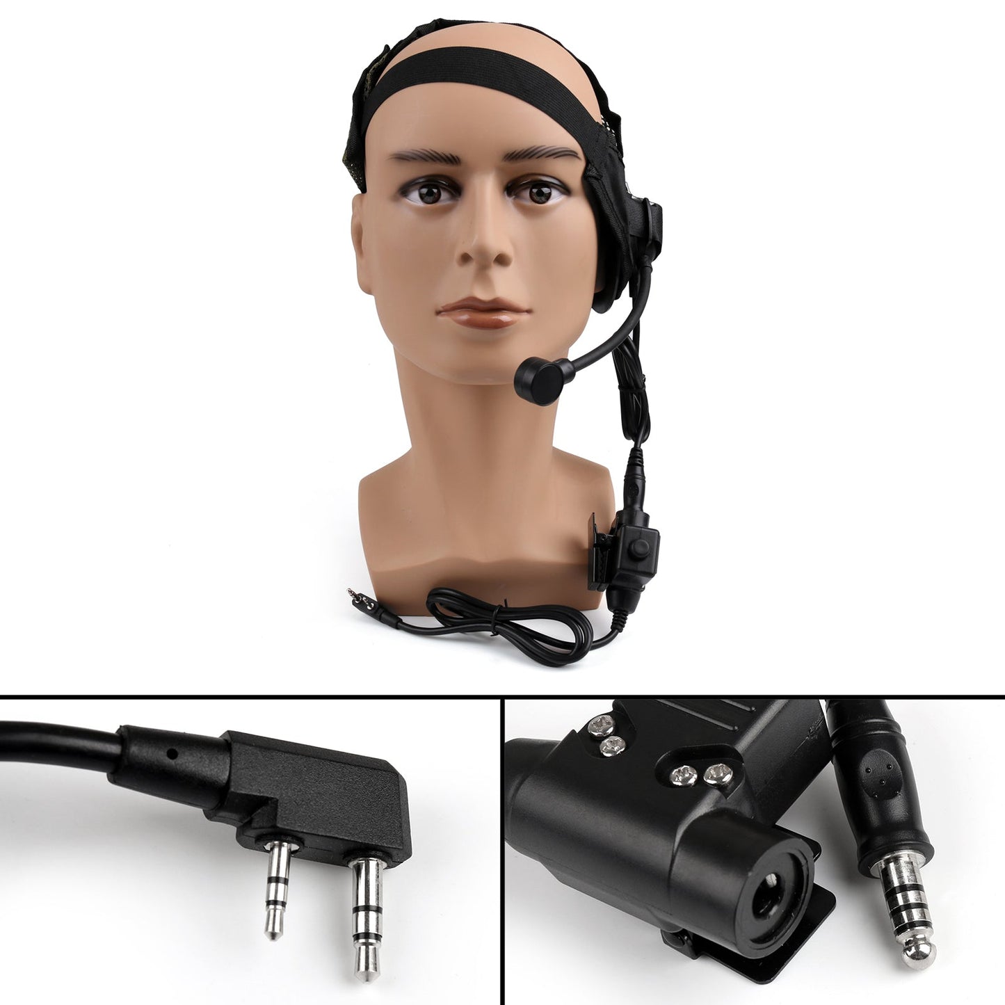 HD-02 Z-Tactical Bowman Elite II Casque U94 Ptt pour Kenwood Baofeng Radio