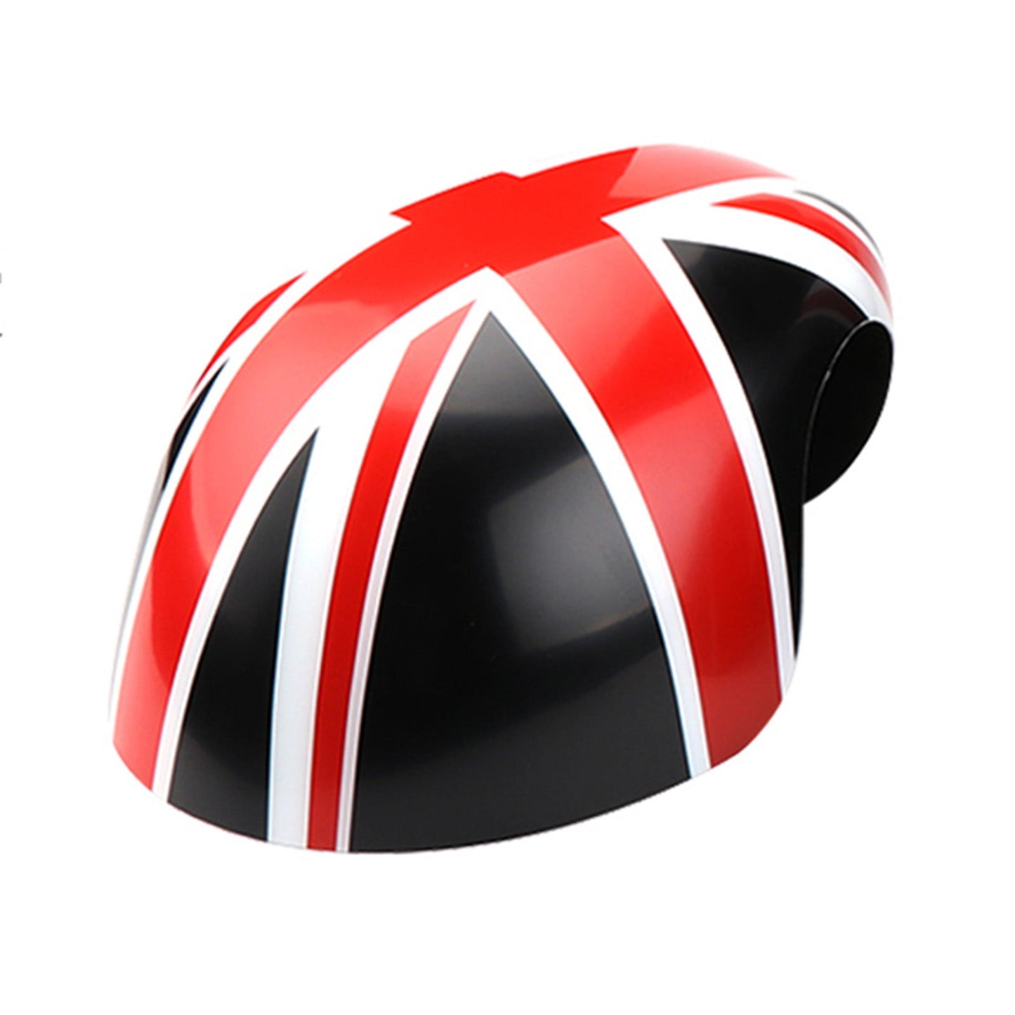 Coques de rétroviseur Union Jack UK Flag pour Mini Cooper F54 F55 F56 F57 F60 Noir/Rouge