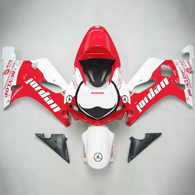 Amotopart Suzuki GSXR750 2001-2003 Verkleidungskit Karosserie Plastik