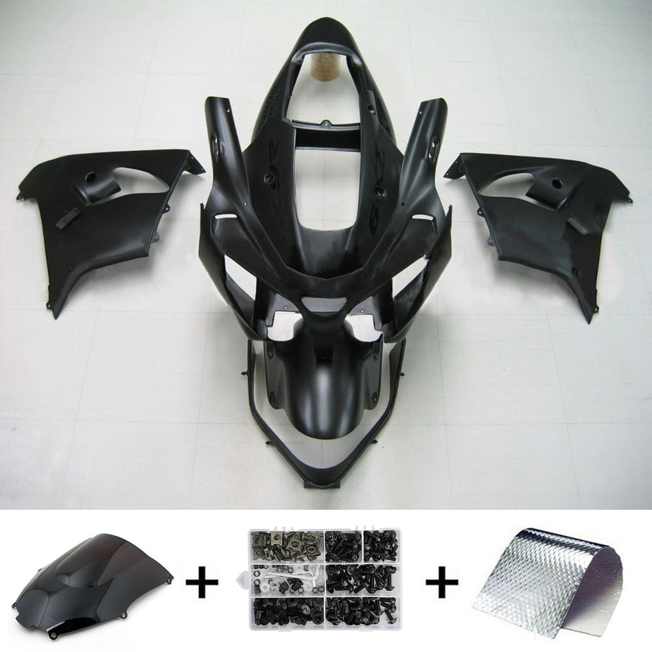 Amotopart Kawasaki 2002-2003 ZX9R All Black Fearing Kit