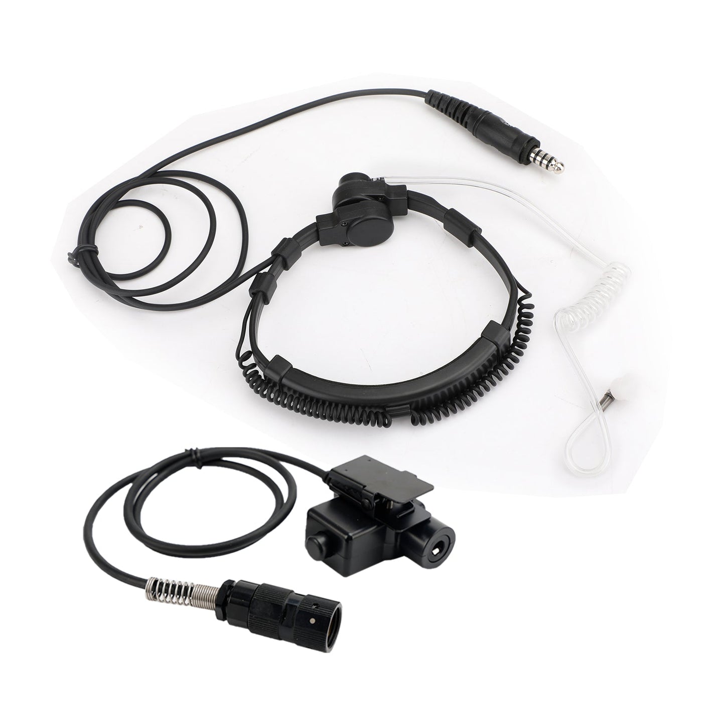 7,1 mm Big Plug Tactical Throat Mic Headset für AN/PRC-152 AN/PRC-148 U329 Radio