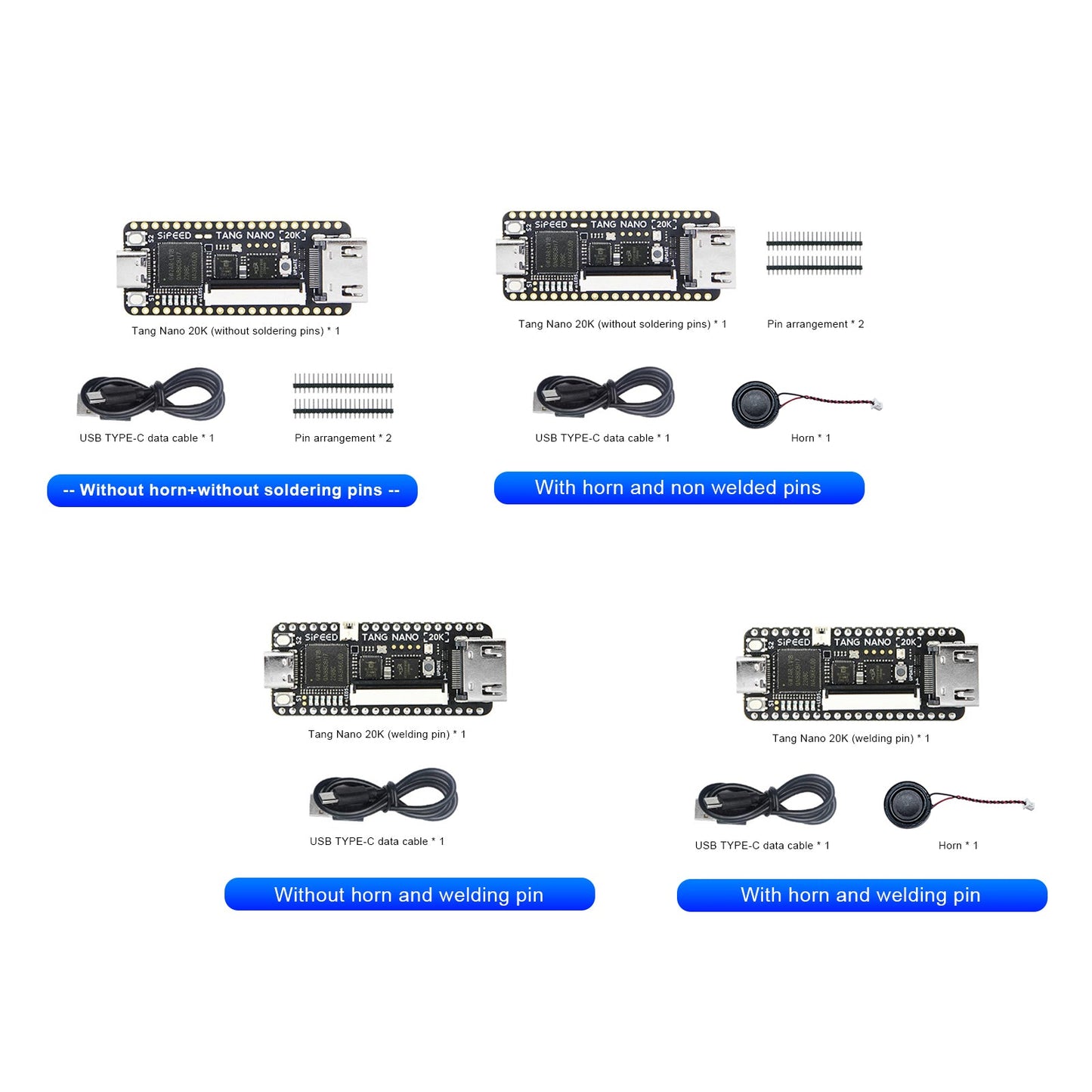 Sipeed Tang Nano 20K Entwicklungsboard Open Source FPGA Retro-Spiel mit Lautsprecher