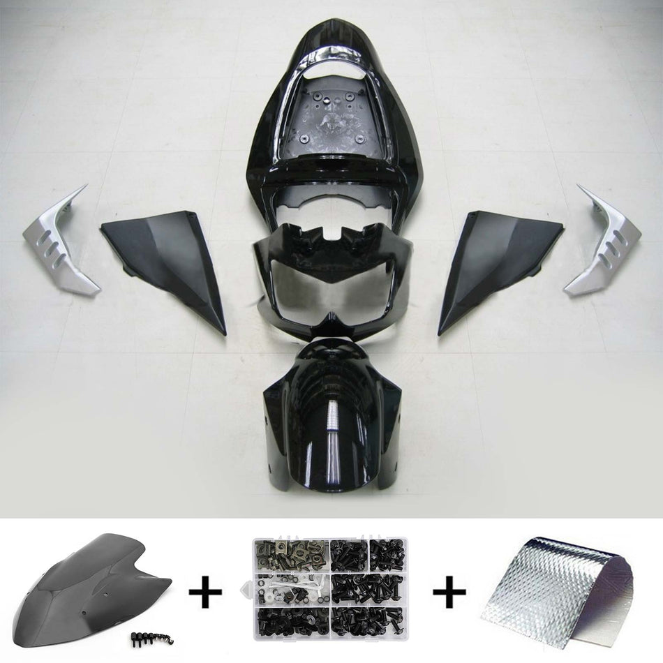 Amotopart Kawasaki Z1000 2003-2006 Schwarzverkleidungskit