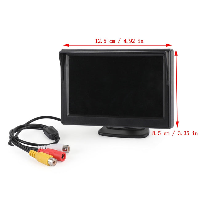 Moniteur LCD TFT HD 5 pouces pour caméra de recul de voiture
