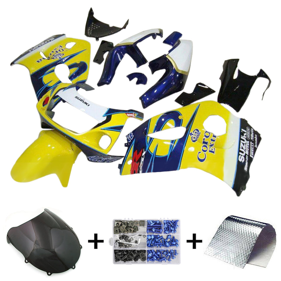 1996–2000 Suzuki GSXR600 1996–1999 GSXR750 Einspritzverkleidungs-Kit Karosserie