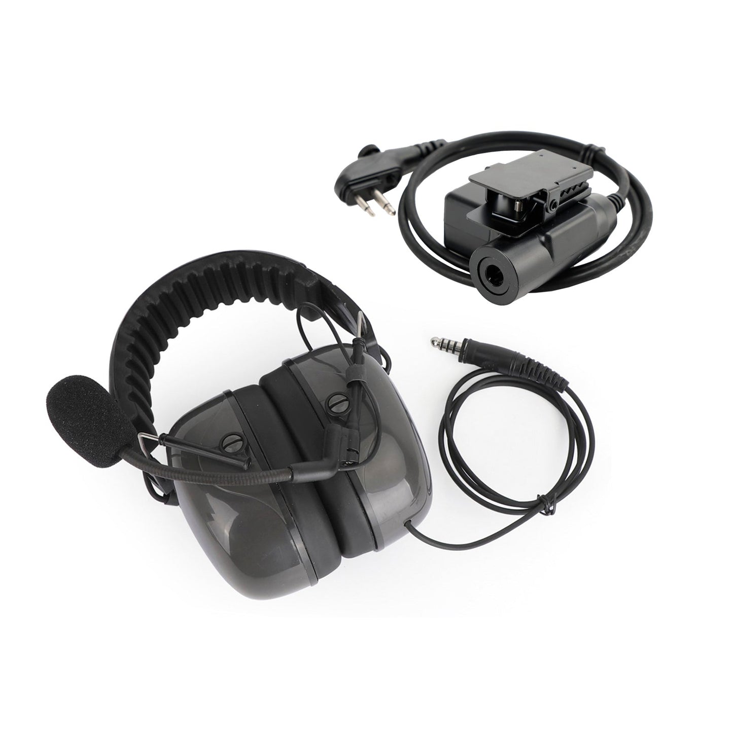 C5 Einstellbares Headset mit Ger?uschunterdrückung, 6-polig, U94 PTT für HYT TD500 TD510 TD520