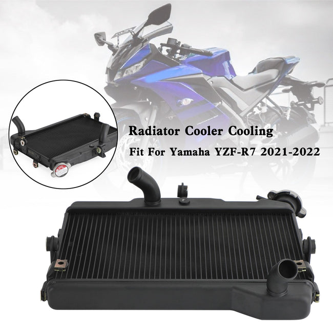 Yamaha YZF-R7 YZF R7 2021–2022 Aluminium-Motorkühler, Kühler, Kühlung