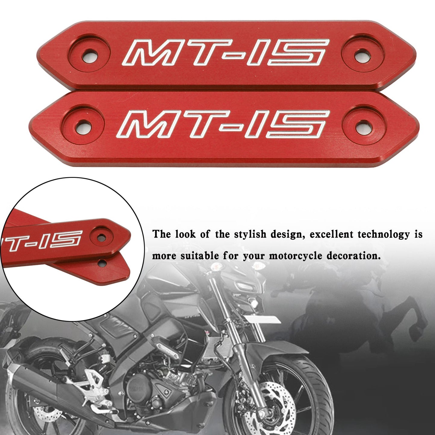 Aluminiumlegierung Accessoires Körperschutz für Yamaha MT 15 MT-15 MT15 2018-2020 Generic