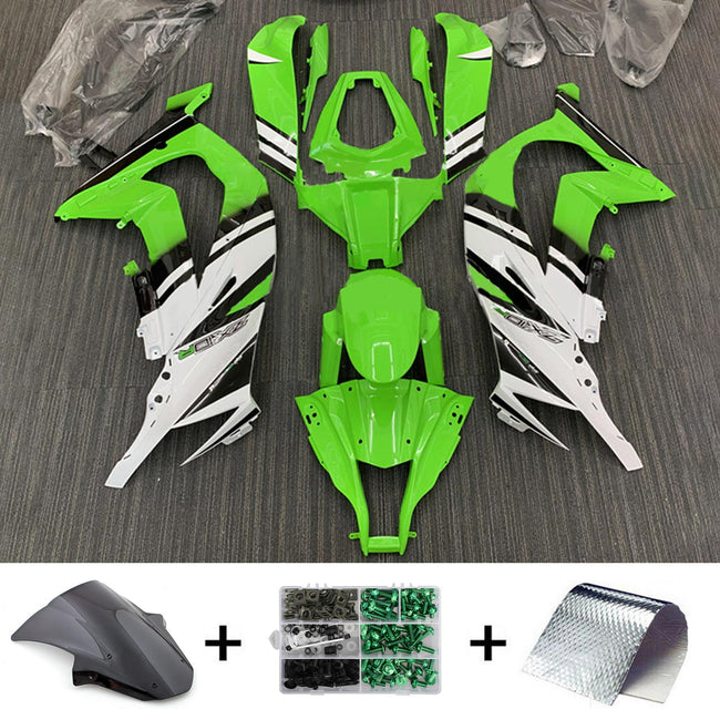 Amotopart Verkleidungsset für Kawasaki ZX10R 2011–2015, Karosserie, Kunststoff, ABS