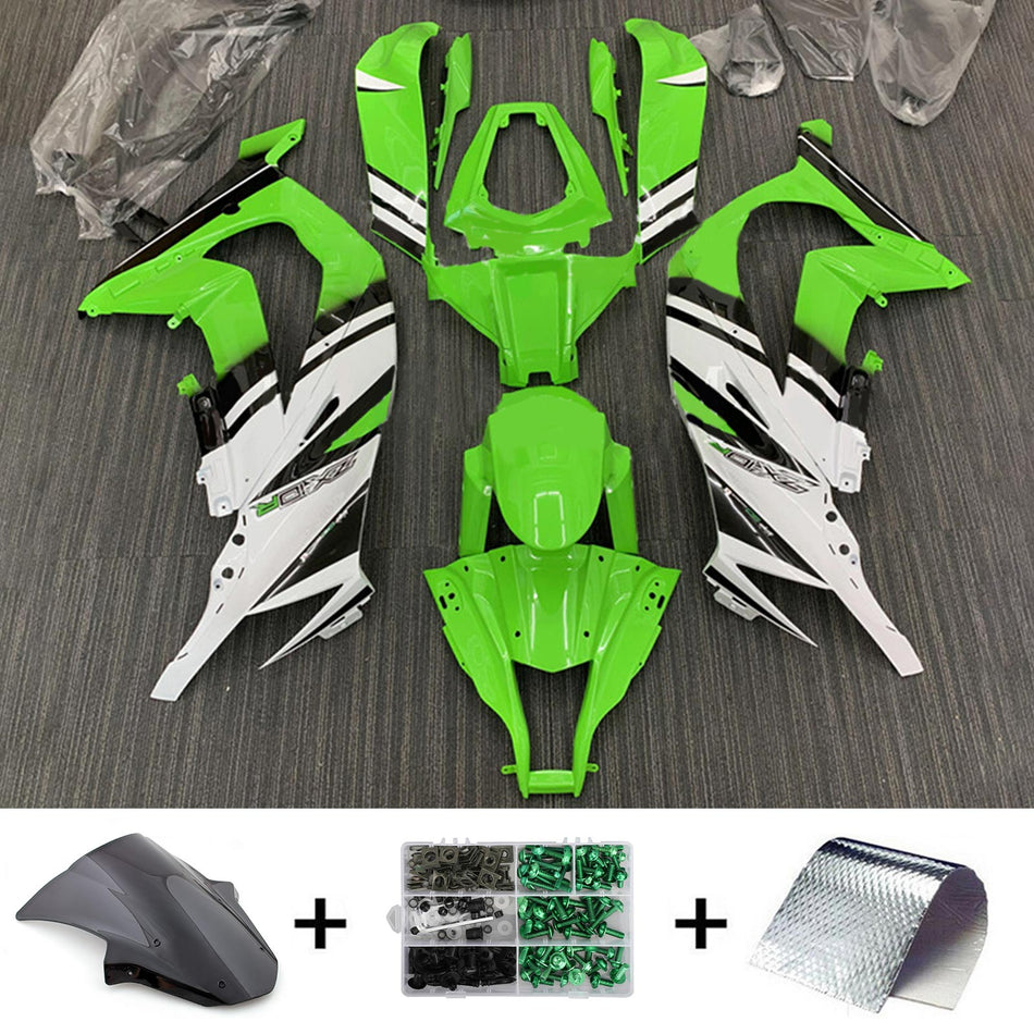 Amotopart Verkleidungsset für Kawasaki ZX10R 2011–2015, Karosserie, Kunststoff, ABS