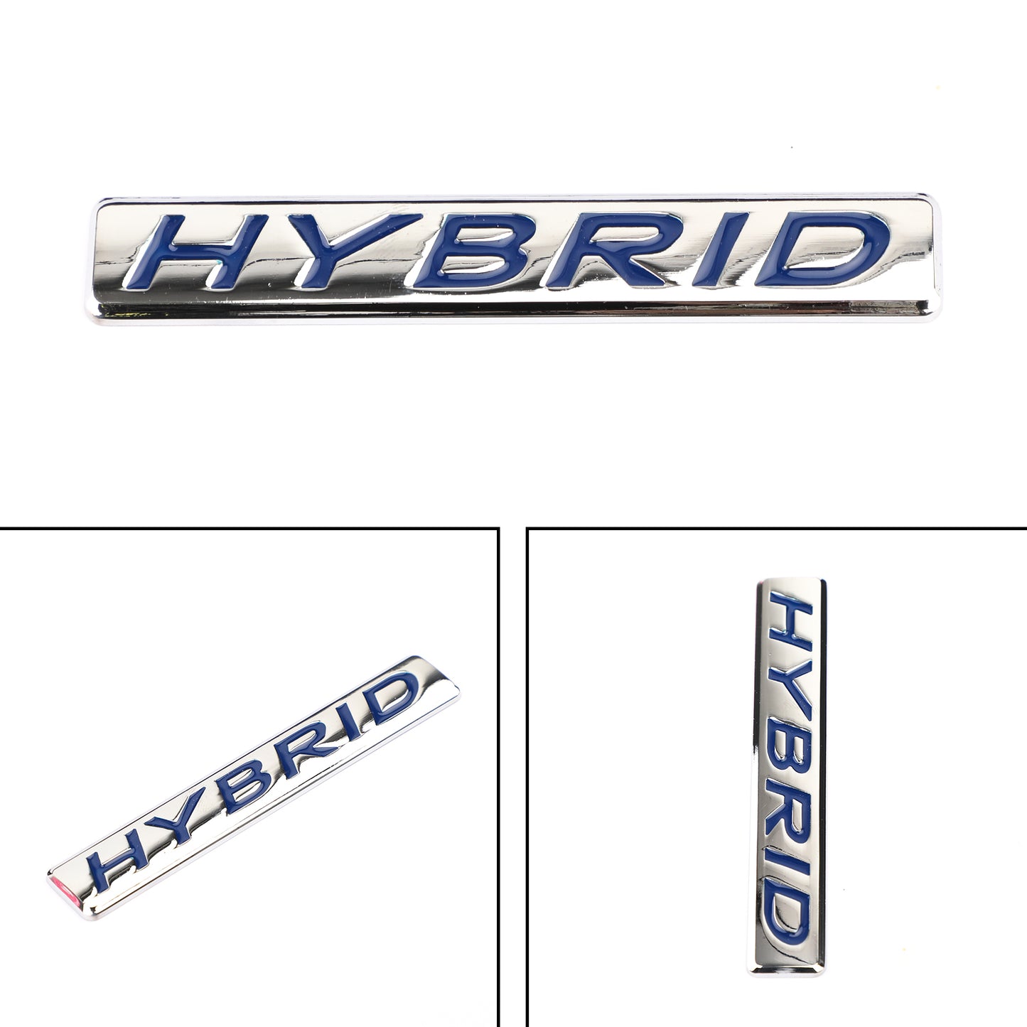 1PC 3D HYBRID Words Car Emblem Abzeichen Aufkleber Metal Rear Car Trunk Badge