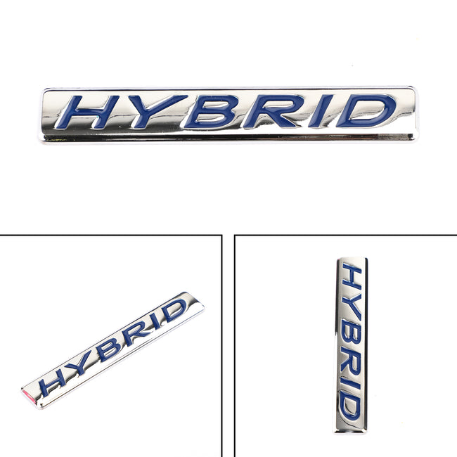 1PC 3D HYBRID mots voiture emblème insigne autocollant métal arrière voiture coffre insigne