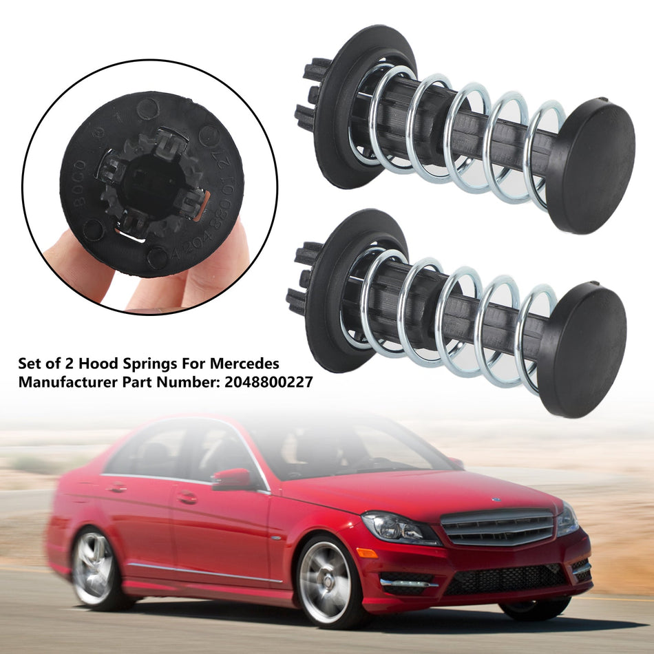 2 STüCKE Haubenfedern 2048800227 Für Mercedes W204 W212 W222 X204 C63 C250 08-2015 Generisch