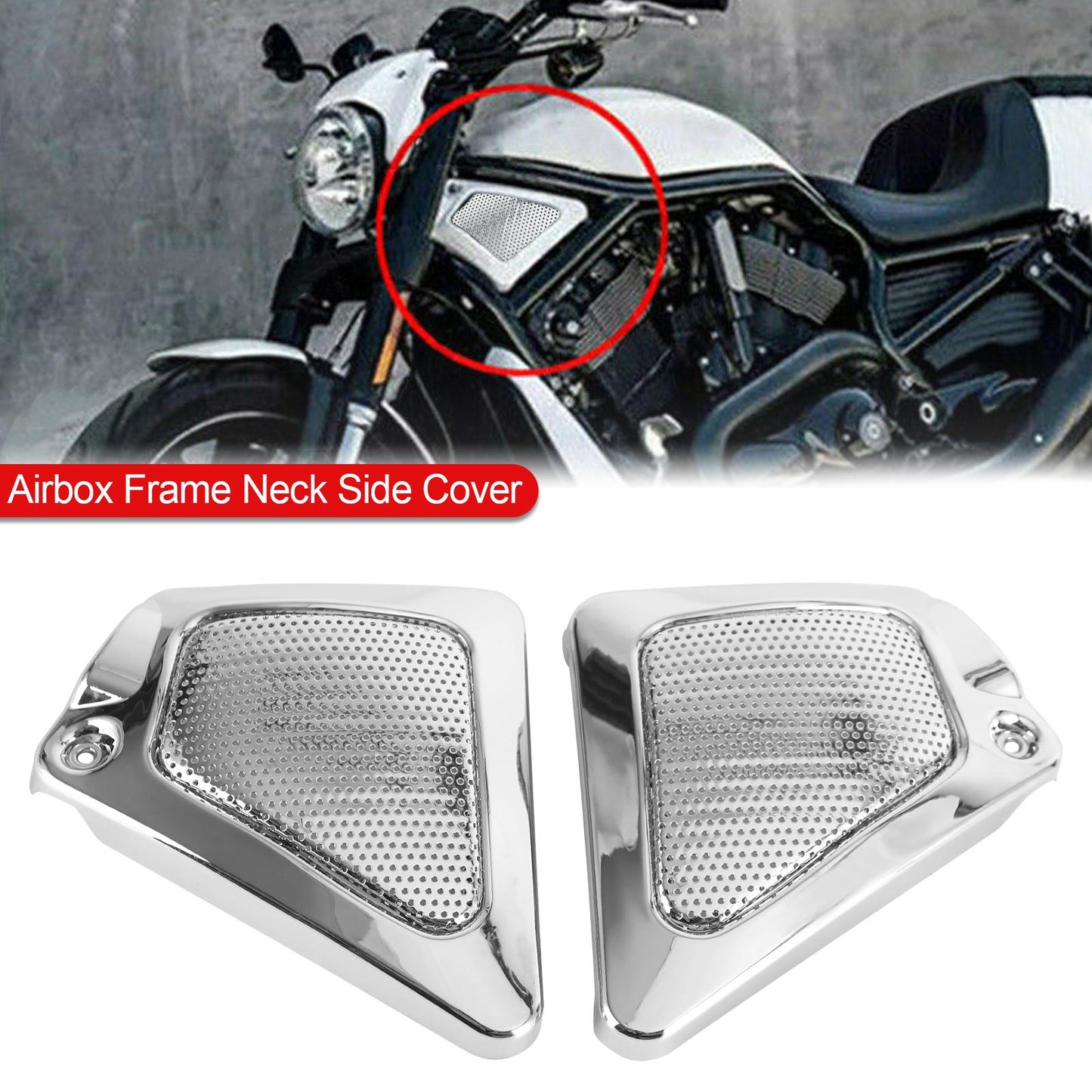 Airbox Rahmen Halsseeitenabdecke für V-Rod VRSCA Screamin Night Rod Special Generic