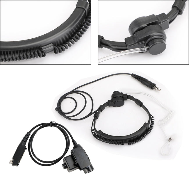7,1 mm Big Plug Tactical Throat Headset 6-Pin U94 PTT für STP8040 STP8080 STP9000