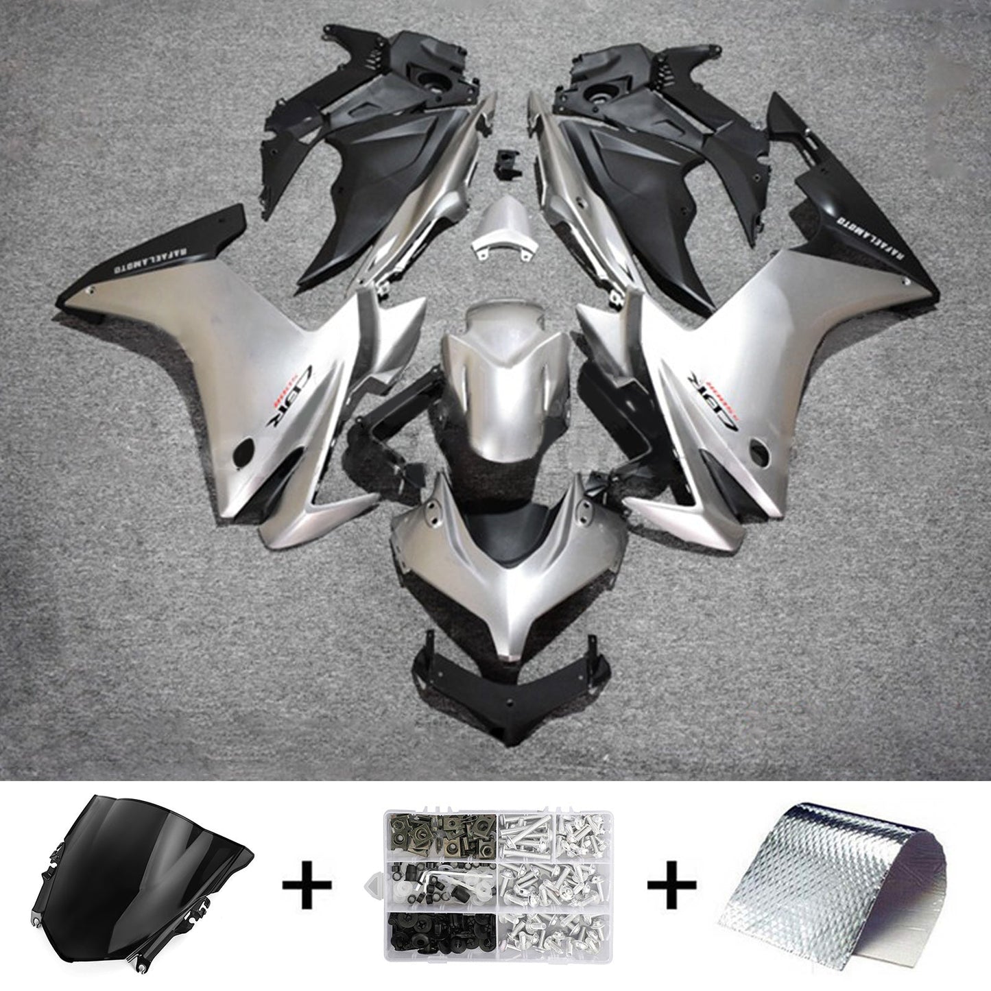 Amotopart Honda CBR500R 2013–2015 Verkleidungsset, Karosserie, Kunststoff, ABS