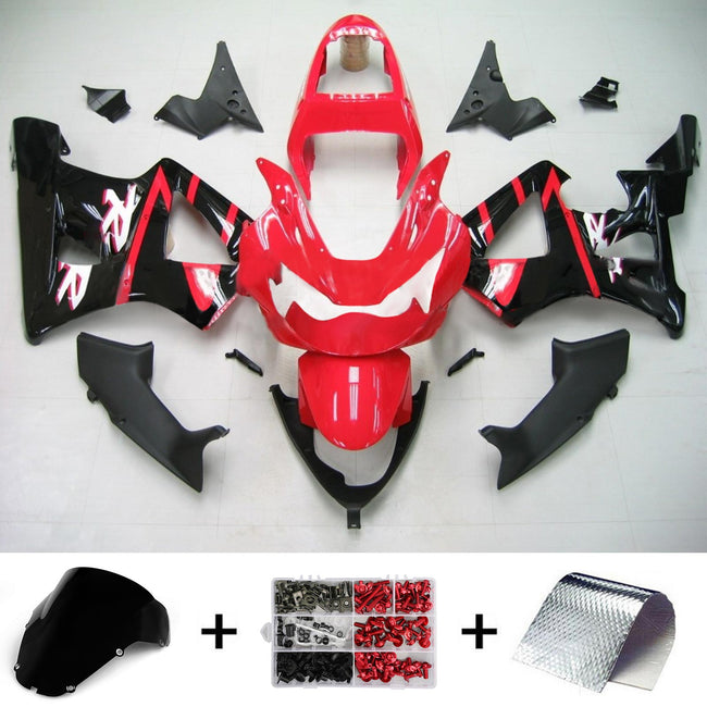 Amotopart Honda CBR929RR 2000-2001 Kit de carénage Corps Plastique ABS