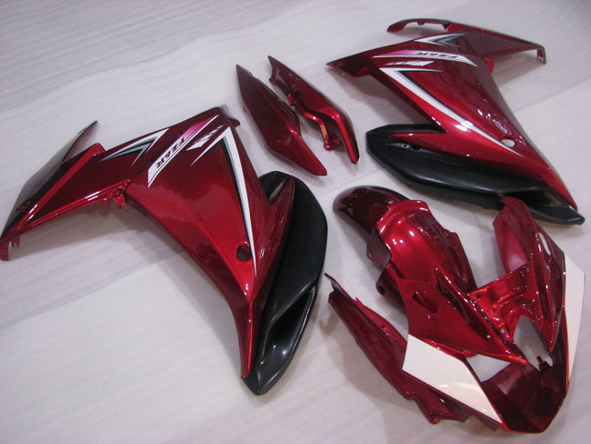 Amotopart 2009-2015 Yamaha FZ6R
 kit de finition rouge