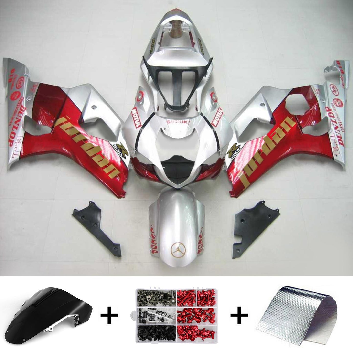 Amotopart Suzuki GSXR1000 2003-2004 Verkleidungskit K3