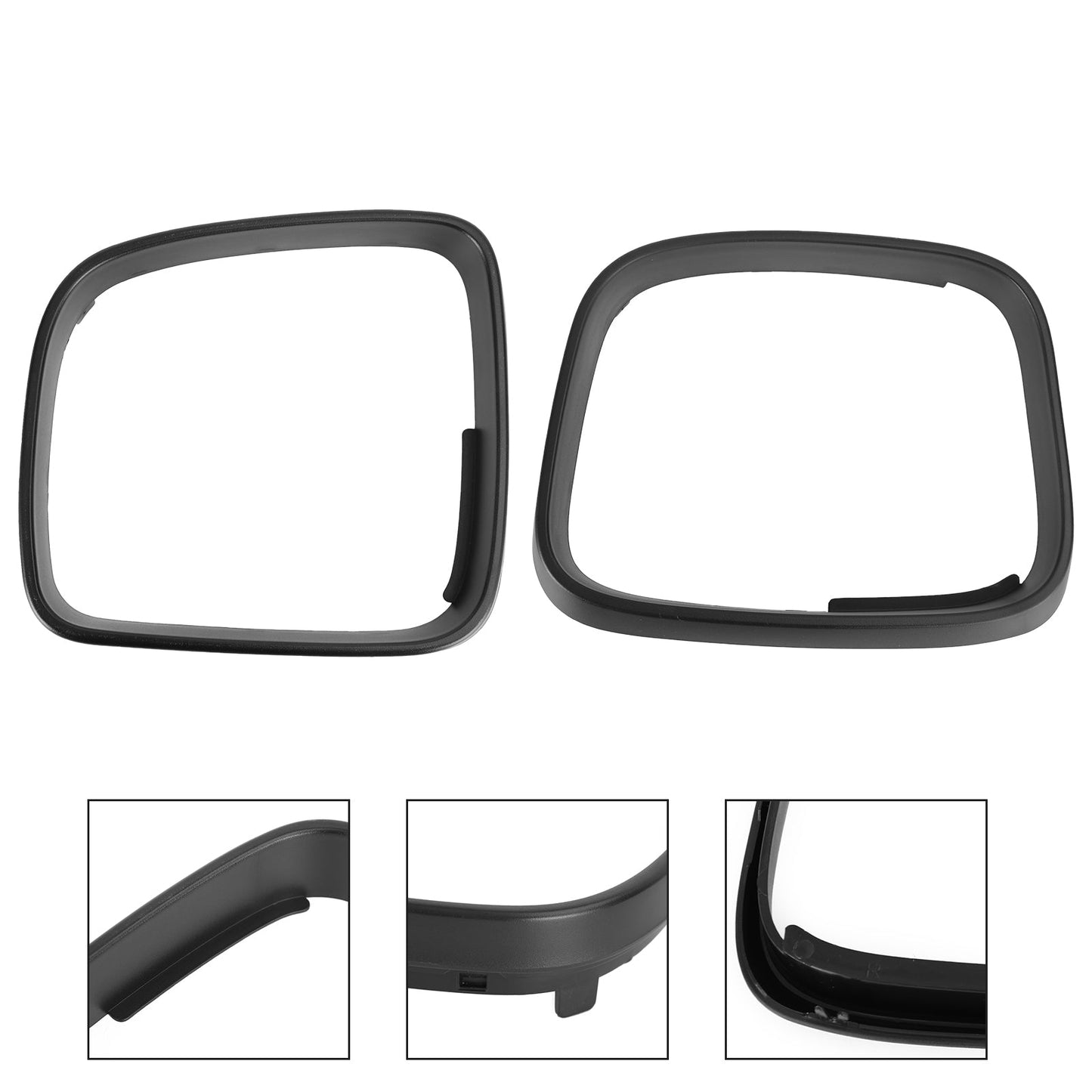 2 × Caddy rétroviseur couverture porte garniture anneau lunette capuchon pour VW Transporter T5 Generic