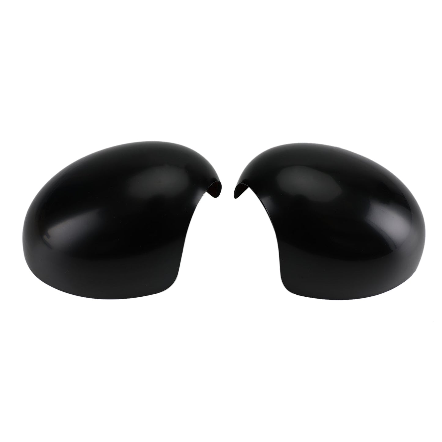 2 x schwarze Spiegelabdeckungen für Mini Cooper R55 R56 R57 hohe Qualität