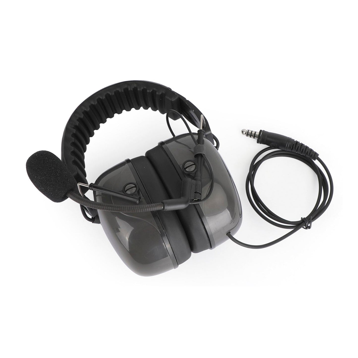 7,1 mm Big Plug Tactical Throat Headset 6-Pin U94 PTT für Hytera PD780/700G/580