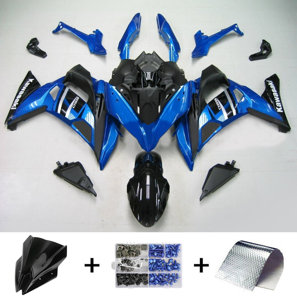 Amotopart Kawasaki ER-6f Ninja650 2020-2023 Verkleidungskit Bodywork ABS