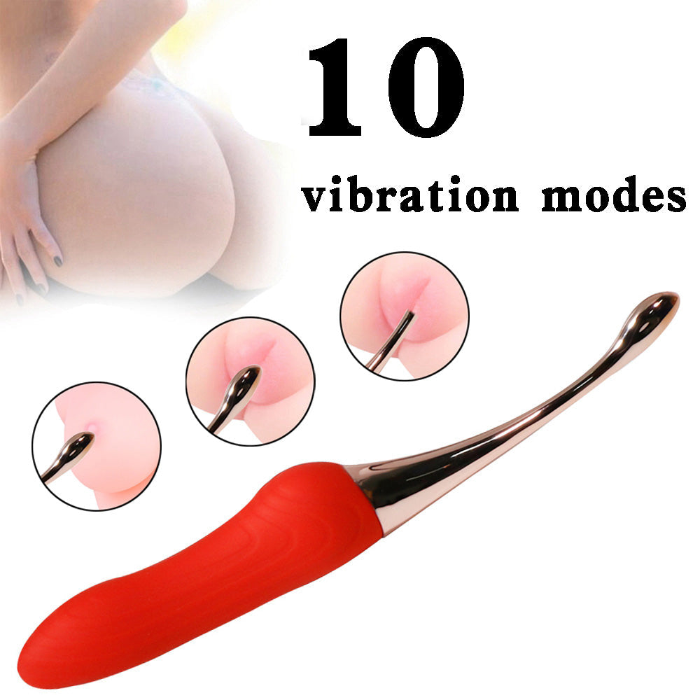 10 Speed Vibrator Clit G-Punkt-Stimulator Massagegeräte USB wiederaufladbare Sexspielzeug für Erwachsene