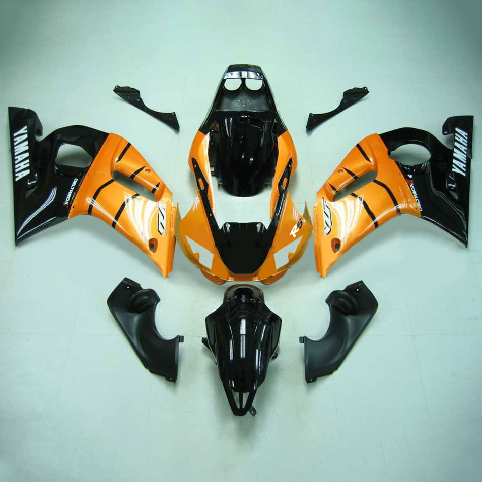 Amotopart Yamaha 1998-2002 YZF 600 R6 Kit Déclencheur Noir Orange