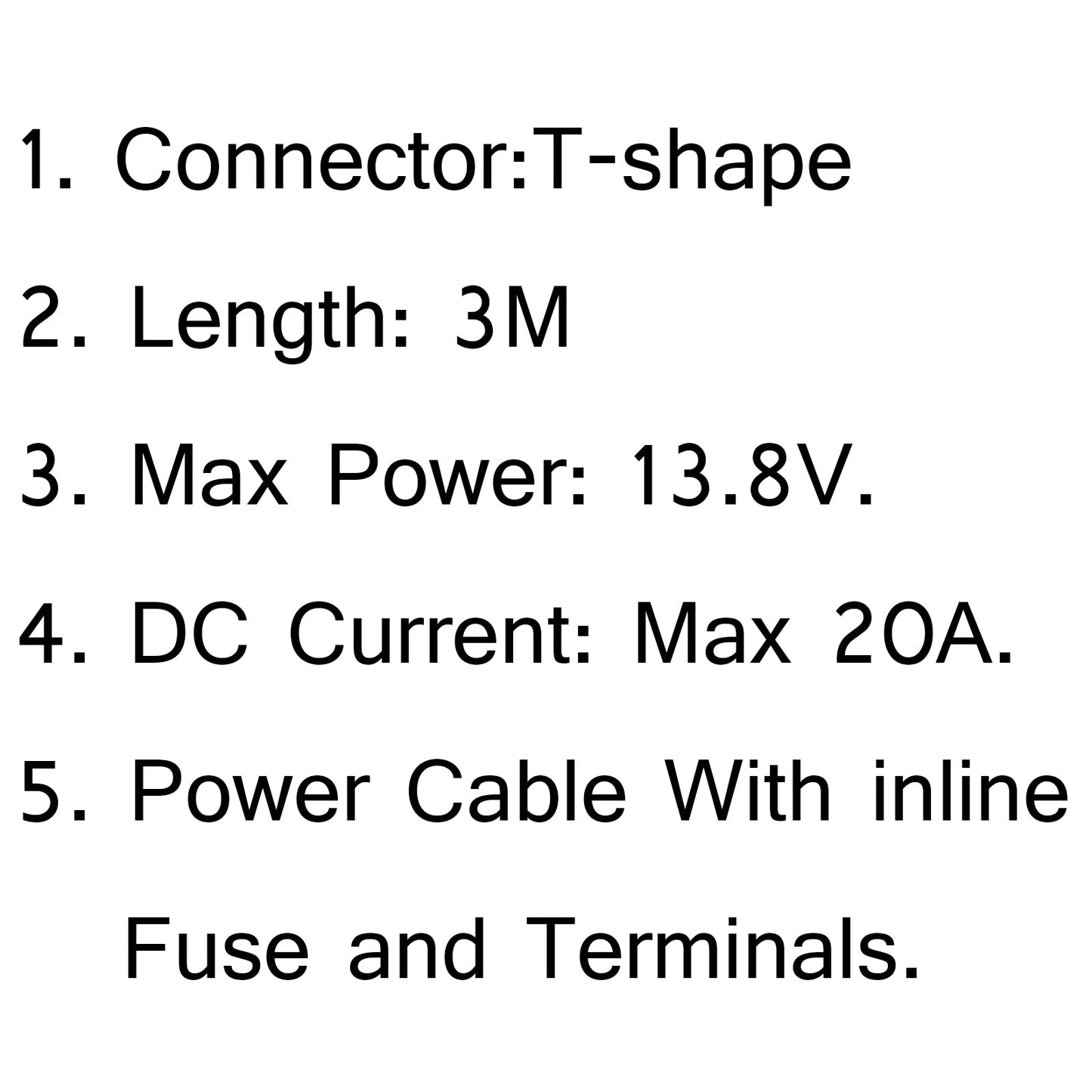 1 Stück Netzkabel DC-Kabel für Kenwood Yaesu ICOM TM281 TM481 TK-271 FT-1807/802