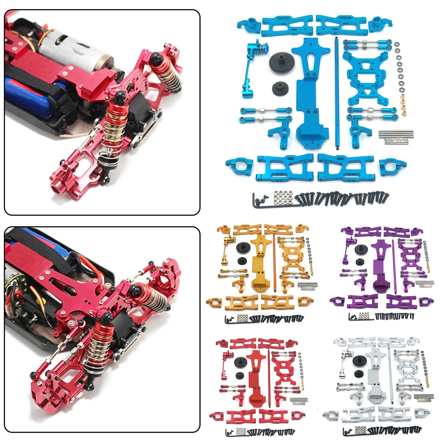 Upgrade Ersatzteile C Sitzlenker für Wltoys 144010 144001 144002 1/14 RC Car