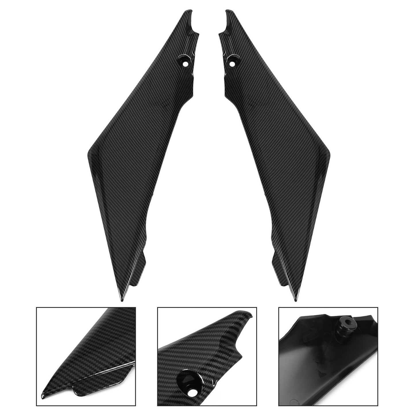 Gasentankseitenverkleidung Abdeckungsverkleidungshaube für Suzuki GSXR1000 2005-2006 K5 Carbon